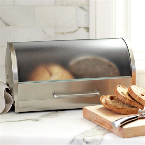 williams sonoma stainless steel bread box|william sonoma bread mix.